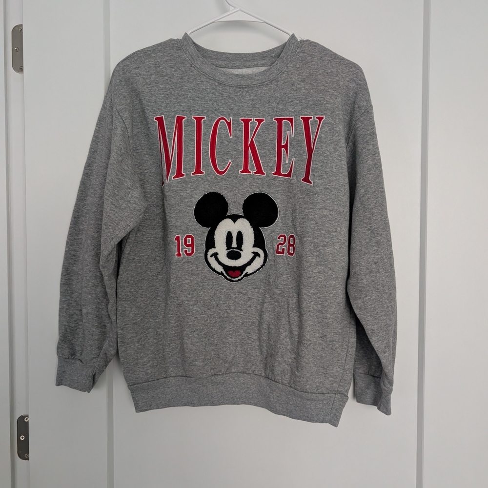 Disney, Mickey Mouse 1928 Crewneck Sweater, Size Small